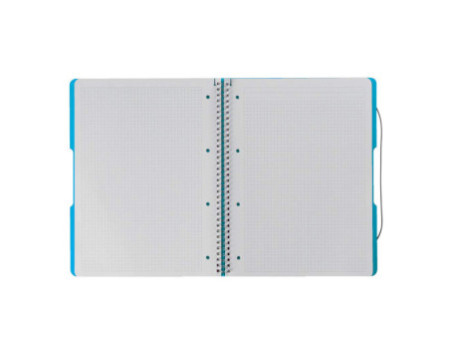 herlitz Cahier à spirales easy orga to go, A4, transparent
