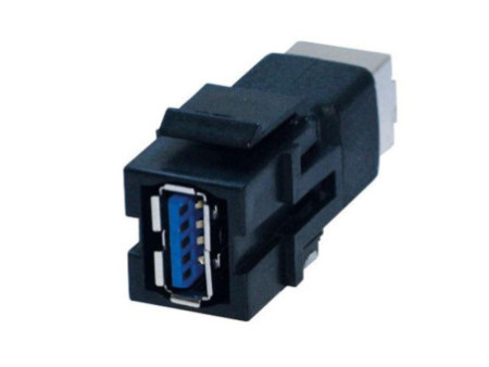 BACHMANN Coupleur USB Keystone 3.0, femelle-femelle