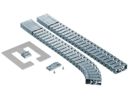 BACHMANN Chemin de câble Flex II, couleur: argent