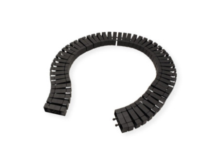 BACHMANN Chemin de câble Flex II rallonge, couleur: noir