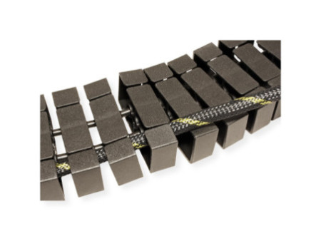BACHMANN Chemin de câble Flex II rallonge, couleur: noir