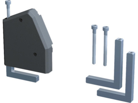 BACHMANN Etrier de fixation pour multiprise 'DESK 1'