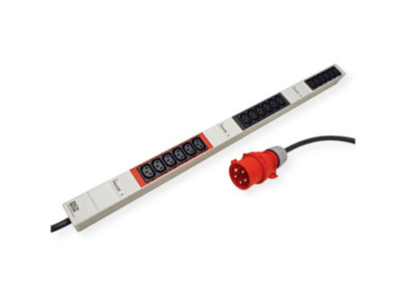 BACHMANN Bloc multiprises informatique Basic, 1 U, 18 prises