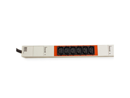 BACHMANN Bloc multiprises informatique Basic, 1 U, 18 prises