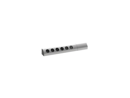 BACHMANN Bloc multiprise CASIA, 4 prises, UTE, USB