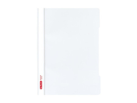 herlitz Chemise à lamelle 'Quality', A4, film PP, blanc