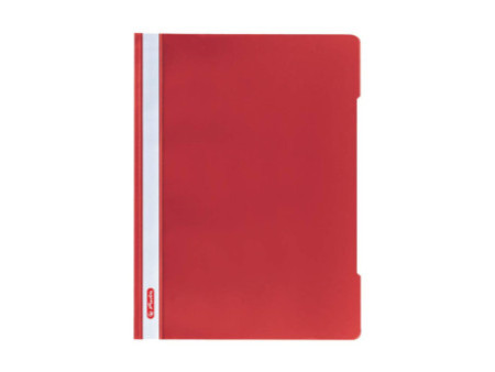 herlitz Chemise à lamelle 'Quality', A4, film PP, rouge