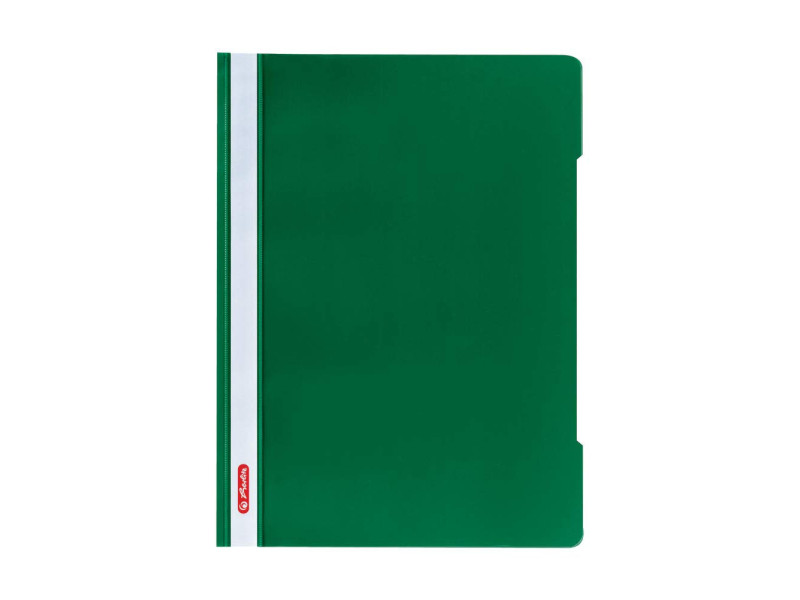 herlitz Chemise à lamelle 'Quality', A4, film PP, vert