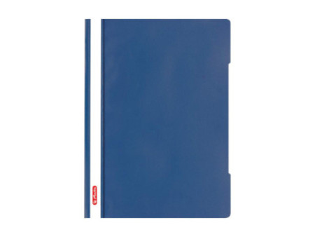 herlitz Chemise à lamelle 'Quality', A4, film PP, bleu