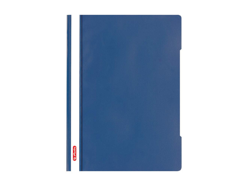 herlitz Chemise à lamelle 'Quality', A4, film PP, bleu
