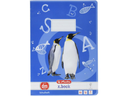 herlitz Cahier x.book, A4, linéature dm / ligne