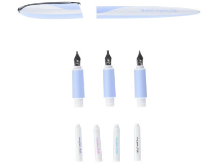 herlitz Kit de calligraphie my.pen Nicewriter Light Blue
