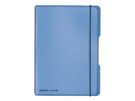 herlitz Carnet de notes my.book flex, A5, PP, bleu