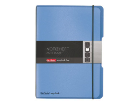herlitz Carnet de notes my.book flex, A5, PP, bleu