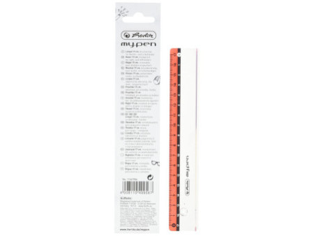 herlitz Règle plate my.pen, longueur: 170 mm, plastique