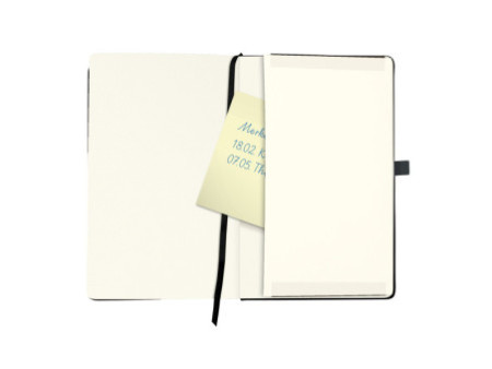 herlitz Carnet my.book classic, A5, uni, 192 pages, noir