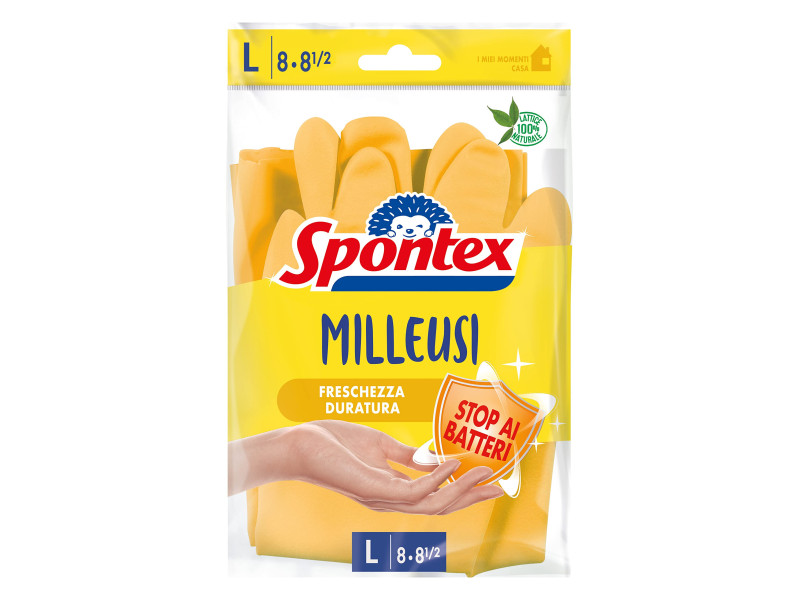 Spontex Gant en latex Multi-Use, taille: L, jaune