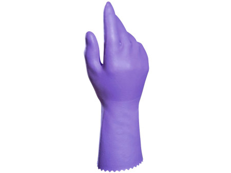 Spontex Gant en latex Extra Comfort, taille: M, lilas
