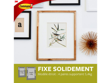3M Command Languettes de fixation pour cadres, taille M,