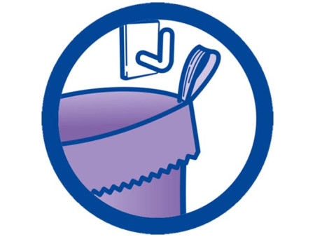 Spontex Gant en latex Extra Comfort, taille: M, lilas