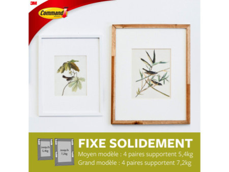 3M Command Languettes de fixation pour cadres, multipack