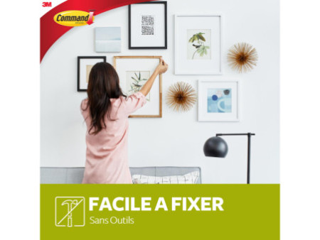 3M Command Crochet de fixation pour tableau, taille: L