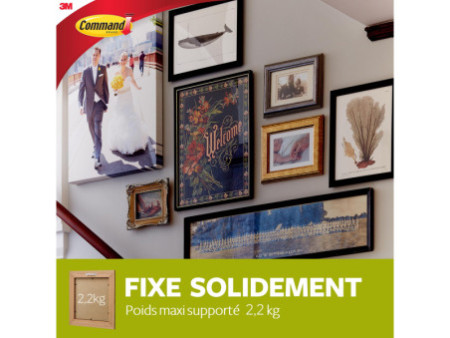3M Command Crochet de fixation pour tableau, taille: L