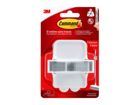 3M Command Porte-balais pour manche de diamètre: 25 mm