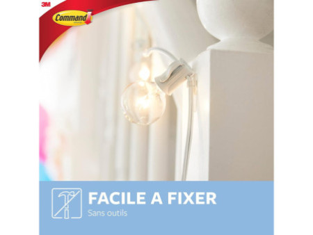 3M Command Clip décoratif, plastique taille: XS, transparent