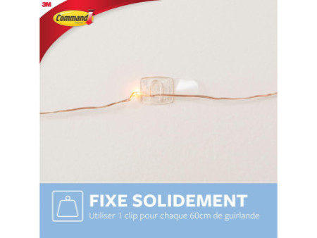 3M Command Clip décoratif, plastique taille: XS, transparent