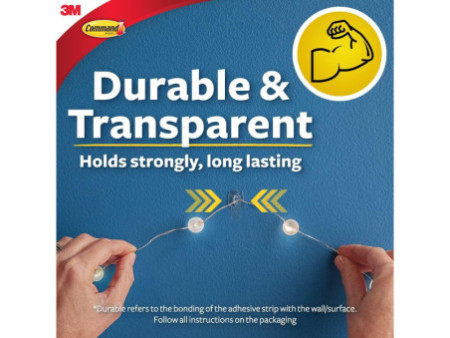 3M Command Mini-crochet, plastique, taille: S, transparent