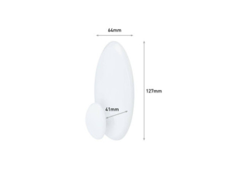 3M Command Crochet de salle de bain, taille: XL, blanc