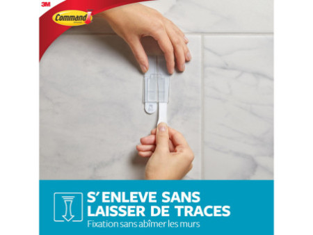 3M Command Languette adhésive pour salle de bain, assorti