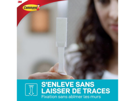 3M Command Languette adhésive pour salle de bain, assorti