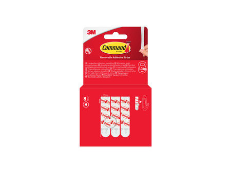 3M Command Paquet de recharge languettes adhésives, blanc