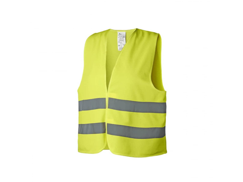 IHW Gilet de sécurité, norme EN 471, jaune