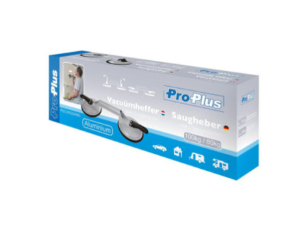 IWH Ventouse de levage Aluminium, double, charge: 80/100 kg