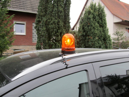 IWH Gyrophare, orange, 12 V / 55 watts