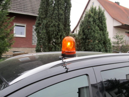 IWH Gyrophare, orange, 12 V / 55 watts