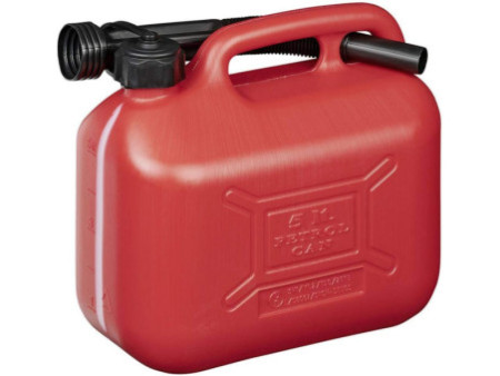 IWH Jerrican, plastique, 5 litres, rouge