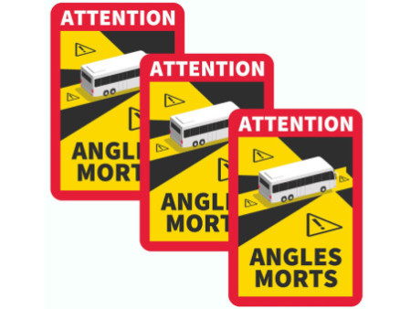 IWH Autocollant Angles morts, 3 pièces