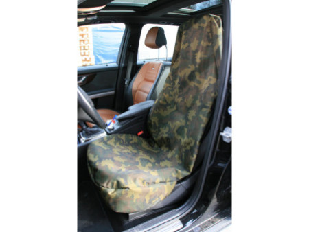 IWH Housse de siège auto 'Camouflage', vert olive