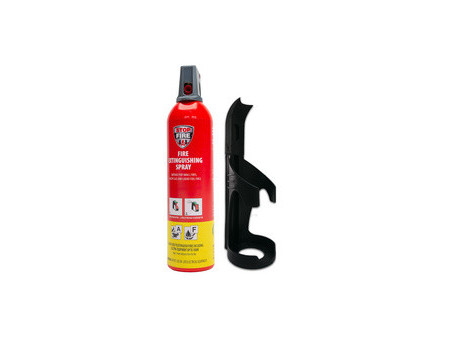 REINOLD MAX Spray extincteur 'STOP FIRE' + support, 750 ml