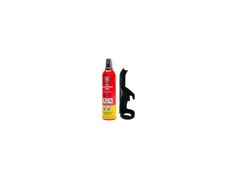 REINOLD MAX Spray extincteur 'STOP FIRE' + support, 750 ml