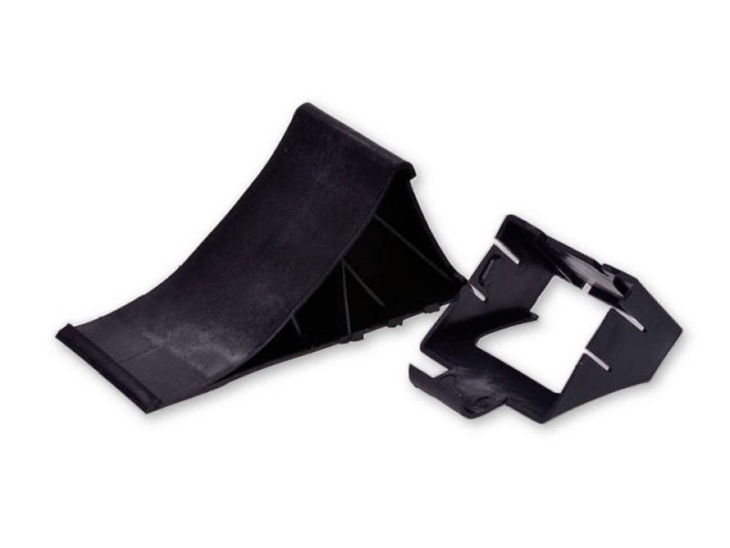 IWH Cale de roue avec support, noir