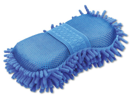 IWH Eponge microfibre, 250 x 120 x 60 mm, bleu