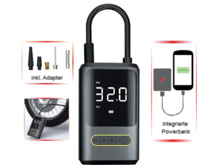 IWH Mini compresseur à batterie avec powerbank