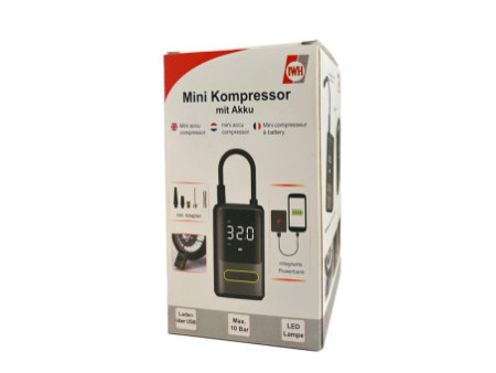 IWH Mini compresseur à batterie avec powerbank