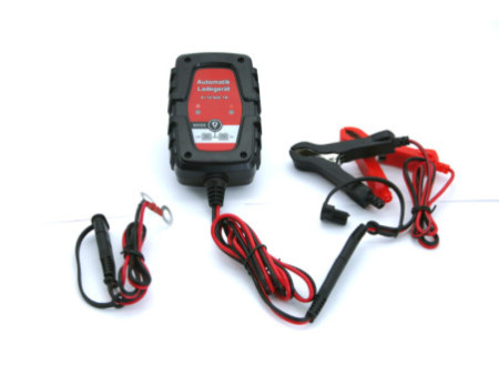 IWH Chargeur de batterie de voiture & de moto, 1 A, 6/12 V