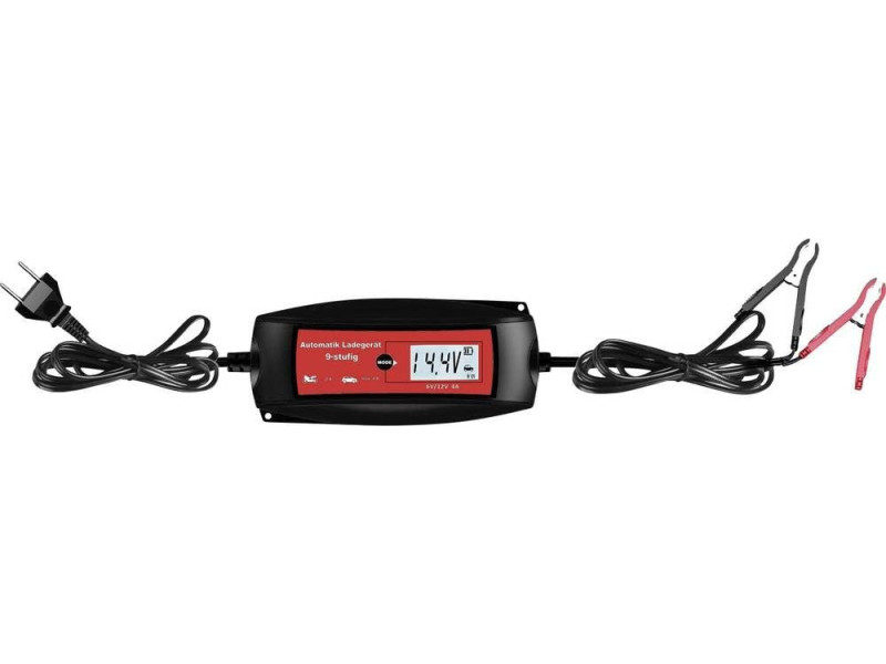 IWH Chargeur pour batterie de voiture 2/4A, 6/12V